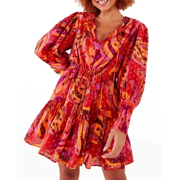 Farm Rio Banana Juice Mini Dress - Picture 2 of 4